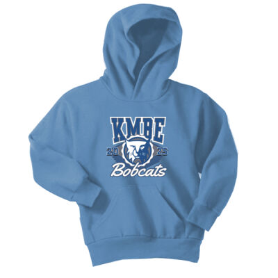 Youth Pullover Hoodie KMBE Bobcats Cursive Thumbnail