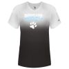 Women's V-Neck Ombre T-Shirt Thumbnail