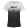 Women's V-Neck Ombre T-Shirt Thumbnail