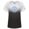 Women's V-Neck Ombre T-Shirt Thumbnail