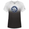 Women's V-Neck Ombre T-Shirt Thumbnail