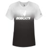 Women's V-Neck Ombre T-Shirt Thumbnail