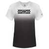 Women's V-Neck Ombre T-Shirt Thumbnail